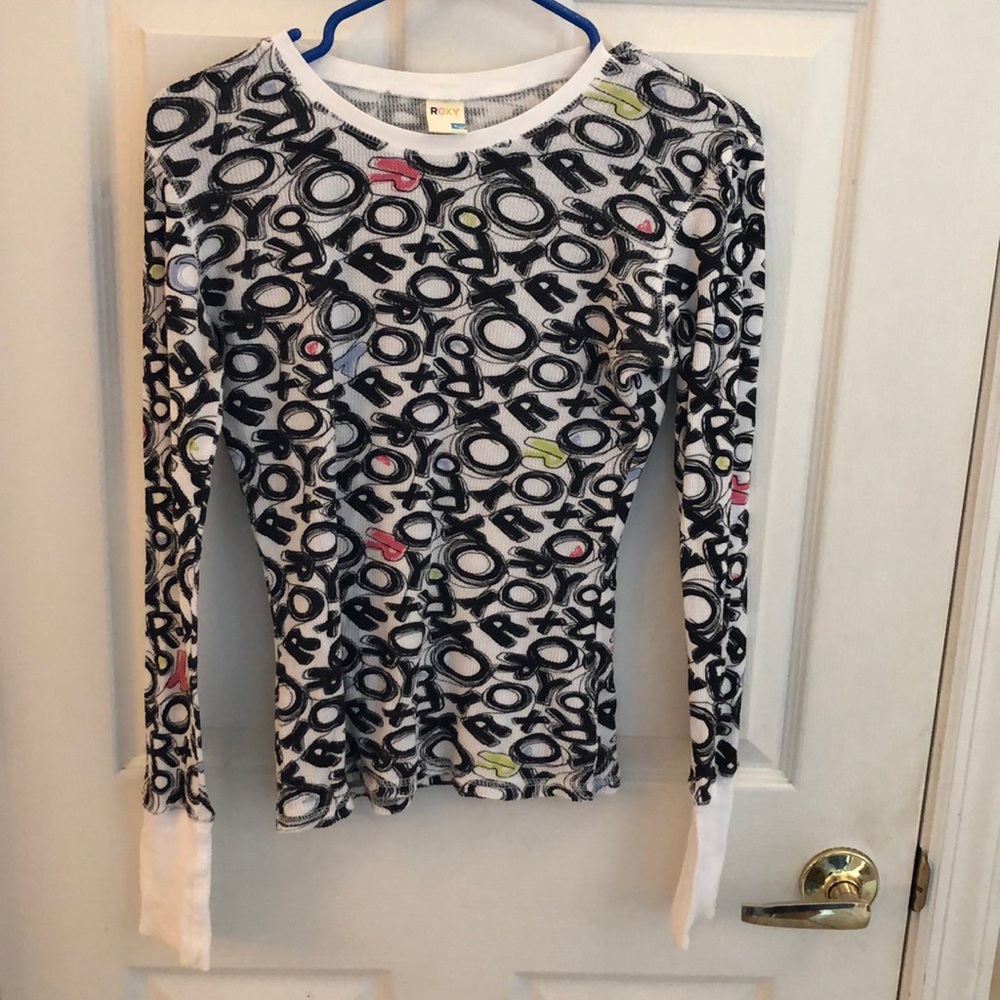Roxy Long Sleeve Top Sz Small Juniors